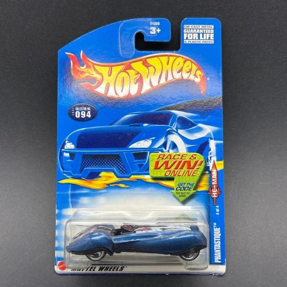Hot Wheels He-Man Phantastique Skeletor Blue Car Diecast 1/64 Collector #094