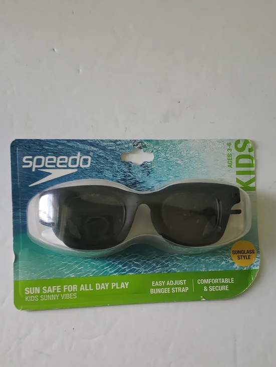 🤯3/$12 Speedo Sunny Vibes Pop Goggles Swimming All Day Wear New Unisex