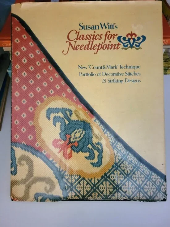 1981 Susan Witt's Classics for Needlepoint Vintage Hardcover Book