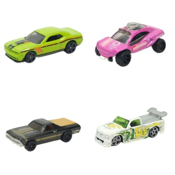 Hot Wheels El Camino Challenger SRT Super Tuned Dune Daddy Diecast 1:64 Lot Of 4
