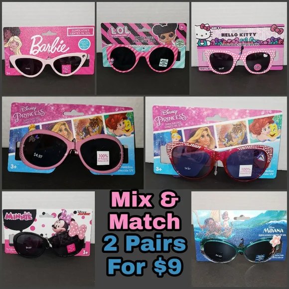 🎁Stocking Stuffer🎄- NWT Kids Sunglasses - 2 Pairs For $9