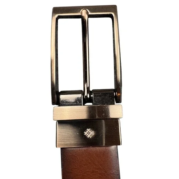 Mens‎ CKF Brown Black Reversible Belt 38/95 Synthetic Leather