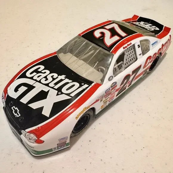 NASCAR #27 Casey Atwood Castrol GTX Die-cast 1:24 Scale Model Vtg Hasbro Heavy‎