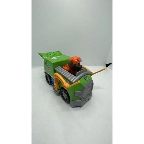 Paw Patrol Racers Green Recycle Garbage Truck Vehicle Spin‎ Master