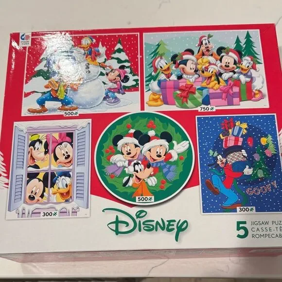 Disney Holiday Jigsaw Puzzle Collection
