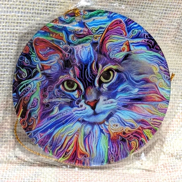 Colorful Cat Hanging Ornament Decor