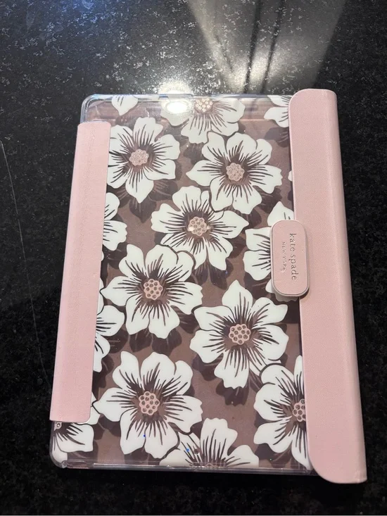 kate spade Pink and White Floral Tablet Folio - Size 10x7