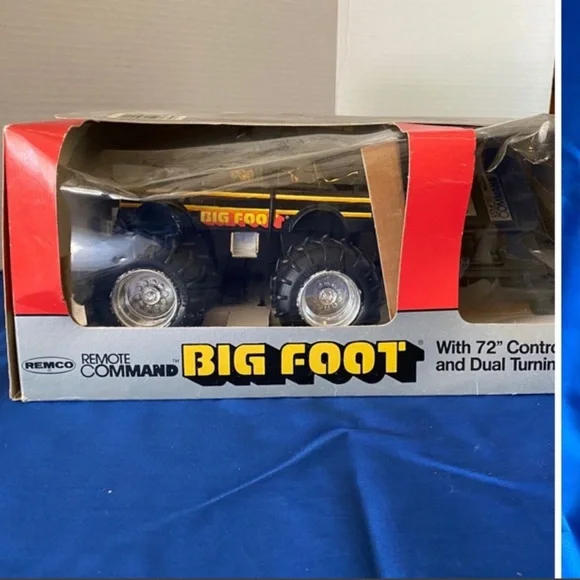 Vintage Big Foot Remote Control Truck - in original box