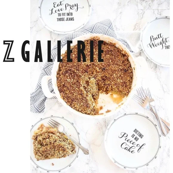 Z Gallerie Weight for Dessert Plate Set