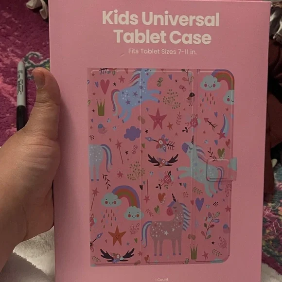 Colorful Unicorn Tablet Case for Kids (universal)
