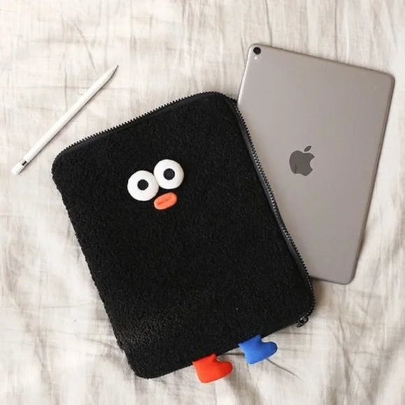 Romane Brunch Brothers Boucle Laptop or Tablet Cover and Accessory Pouches