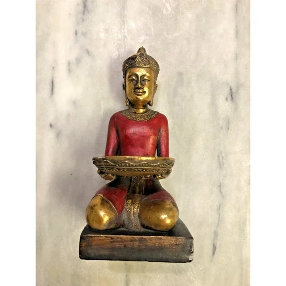 Buddha Statue/Votive Holder 8.5
