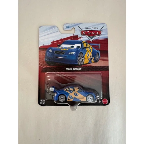 Disney Pixar Cars Flash Nilsson Diecast Metal Race Car Mattel DXV29 HHV86 New
