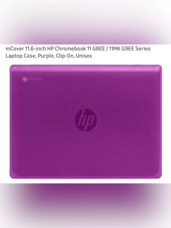 Chromebook Purple Plastic Protection Hard Cover Laptop Case