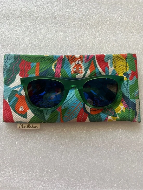 Mini Boden Bright Blue Kids Sunglasses Arm