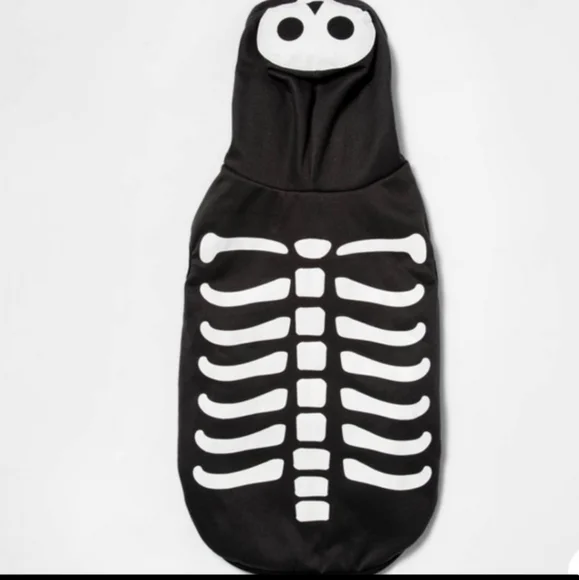 Hyde & Eek Skeleton Pet Costume NWT