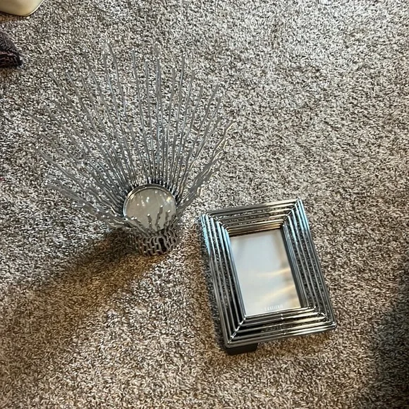 Like new Z gallerie candle holder and picture frame