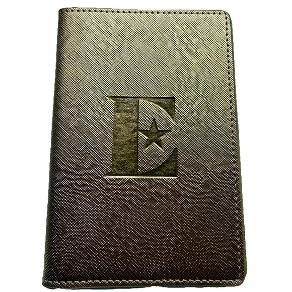 Elton John Farewell Yellow Brick Road Gold Metallic Passport Holder Cover