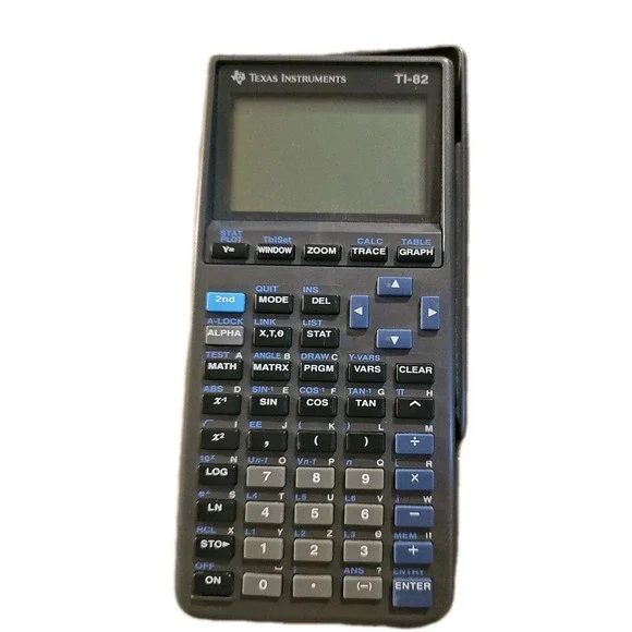 Texas Instruments TI-82 Graphing Calculator‎ With Cover Tested Working