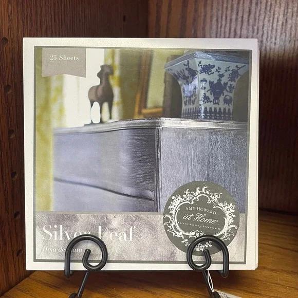 Amy Howard at‎ Home Silver Leaf Sheets 25 Sheets Gilding Furniture Art