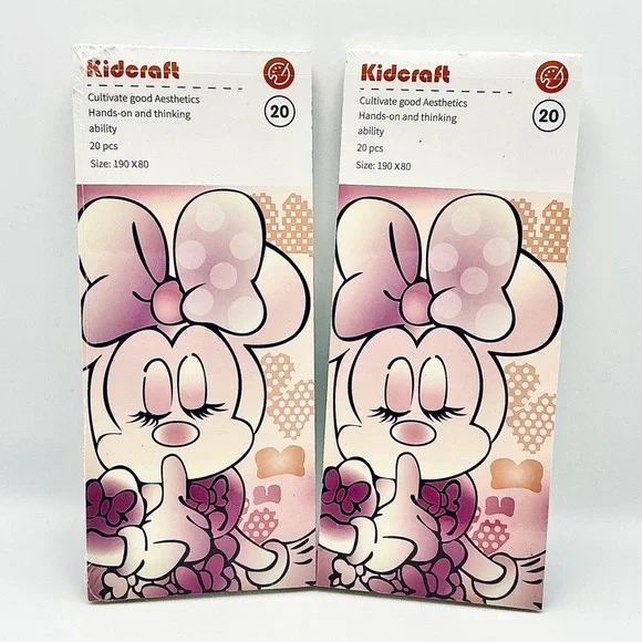 NEW! Kidcraft Minnie‎ Mouse Water Paint Book for Kids Activity Set of 2