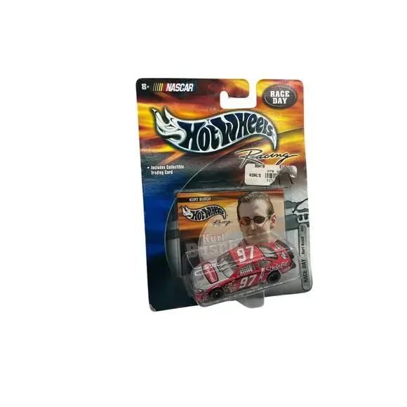 Hot Wheels Racing NASCAR Kurt Busch 97 Sharpie Ford Taurus 1:64 Race Day 80419