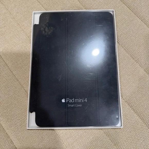 NEW Apple iPad mini 4 Smart Cover Charcoal Gray MKLV2ZM/A 7.9-inch Polyurethane