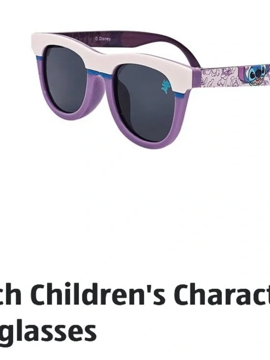 Disney Purple Blue Stitch Kids Sunglasses