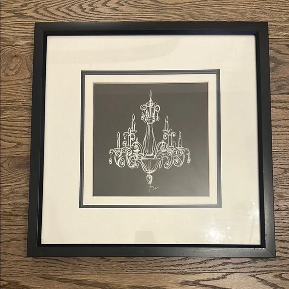 Z Gallerie Framed Chandelier Art Print
