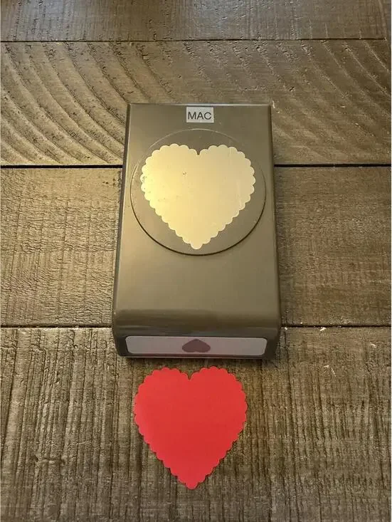 Stampin’ Up Scalloped Heart Shape Punch