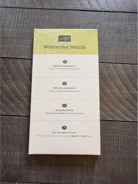 Stampin’ Up Watercolor Pencils