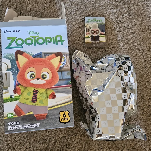Miniso Zootopia Plush Toy Bellweather OPEN BOX