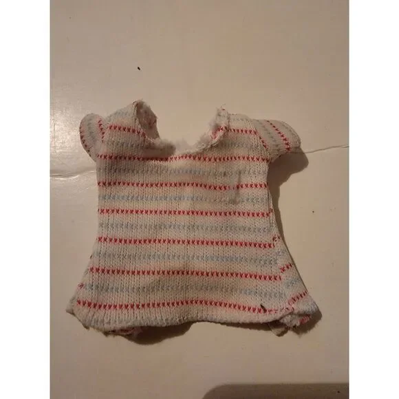 Vintage Barbie Ken Skipper Doll Accessory Clothing Knit Top Mutli Color VTG