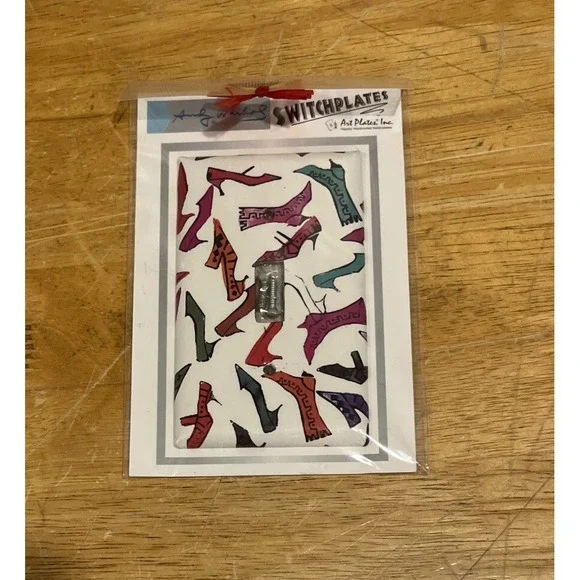 Andy Warhol Collection Shows Boots Switch Plate Art Plates, Inc Cover New
