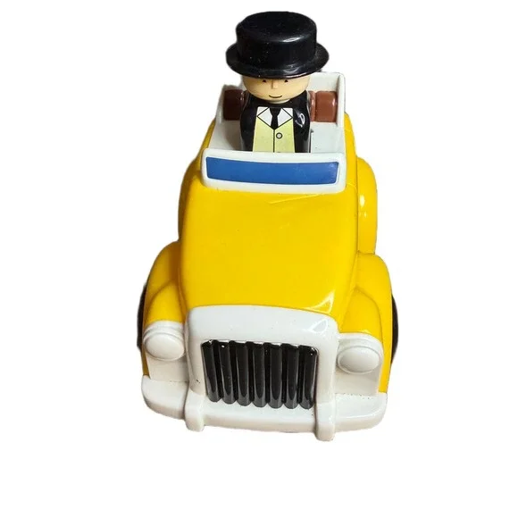 Tomy Thomas & Friends Sir Topham Hatt Push n Go Yellow Car Toy Vintage