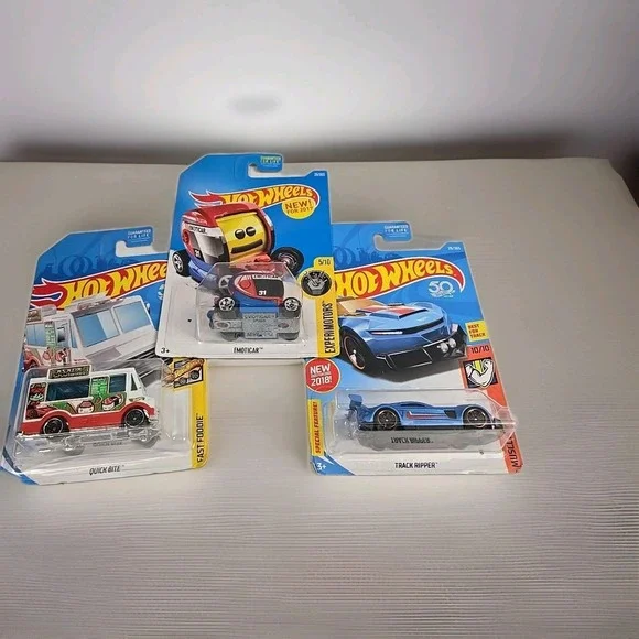 Hot Wheels Lot Quick‎ Bite, Emoticar, Track Ripper