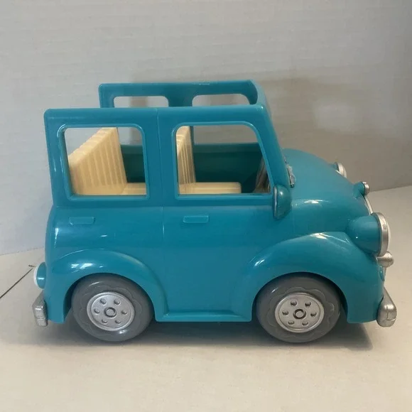 Li'l Woodzeez Calico Critters‎ Blue Teal Breezy Car Toy