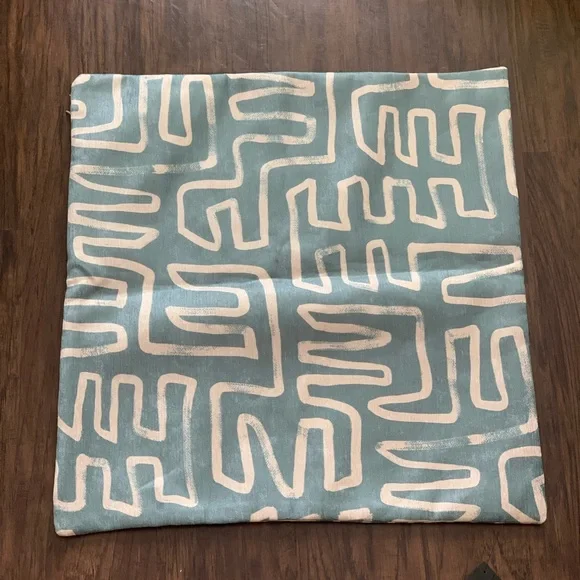 Z Gallery Maze eucalyptus decorative pillow cover size 22” square