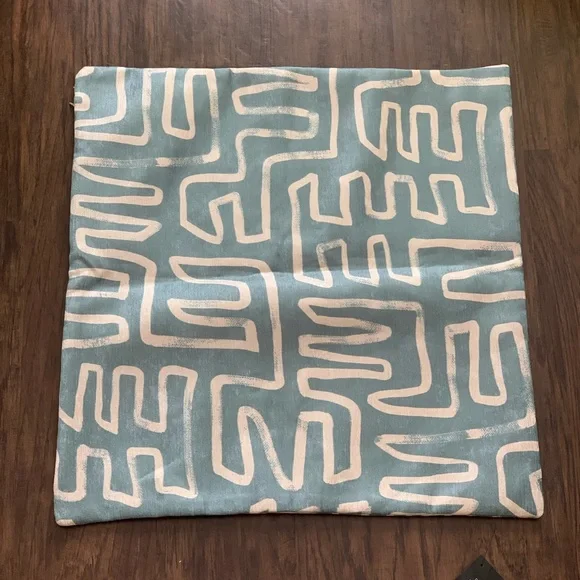 Z Gallery Maze eucalyptus decorative pillow cover size 22” square