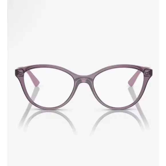 VOGUE Kids VY2019 Sophisticated Transparent Violet Acetate Frame 48 16 125 NEW