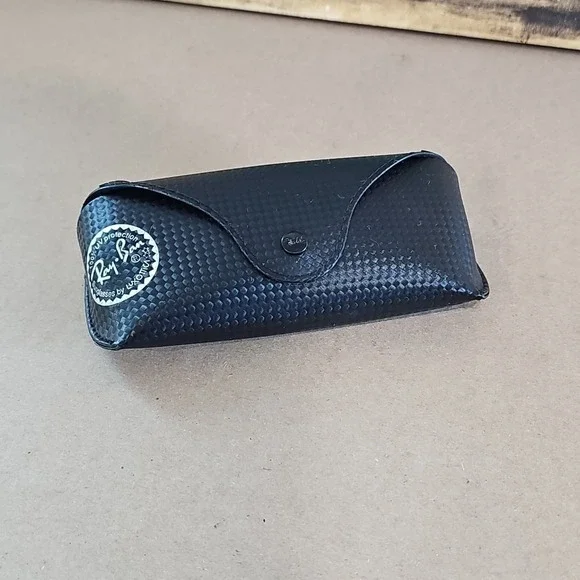Ray Ban Eyeglasses small Sunglasses Carbon Fiber Black soft Case