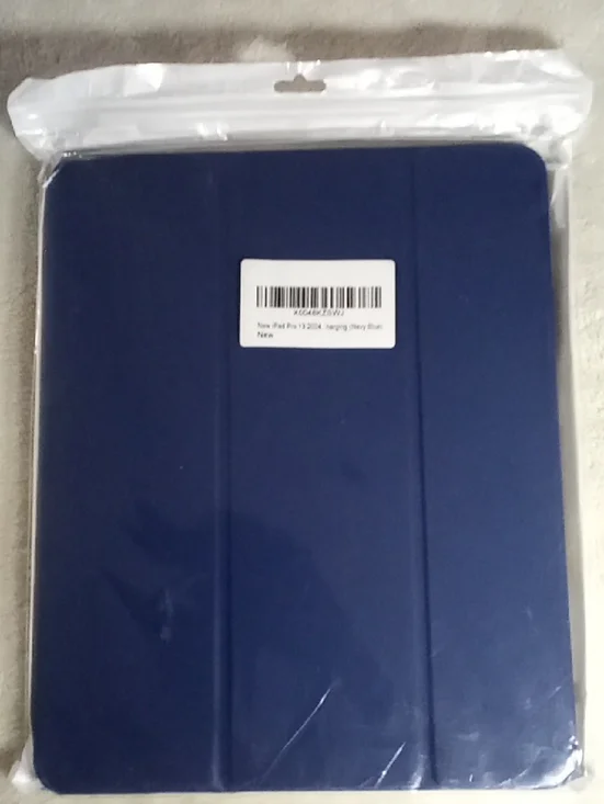IPAD PRO 13 2024 HARGING NAVY BLUE TABLET PROTECTOR + STAND! BRAND NEW!