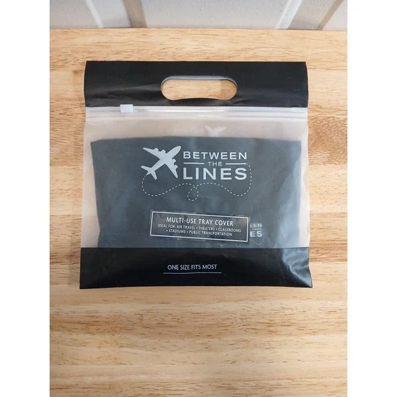 Between the Lines Airplane Tray Covers Reusable & Washable Set of 3
