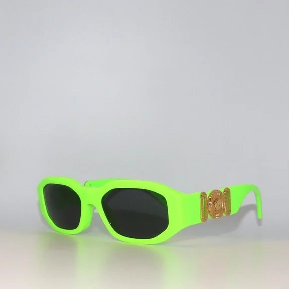 Versace Kids Sunglasses VK4429U 536987 Fluo Green Gray Gold JR 4429