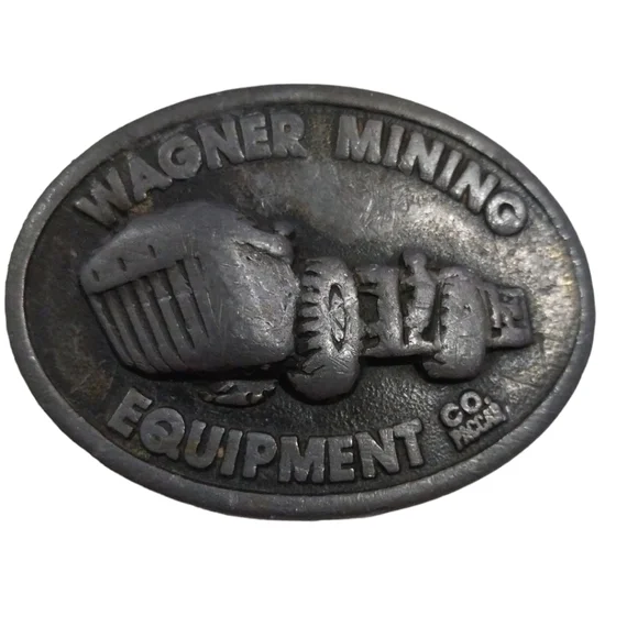 Belt buckle Wagner mining vintage Tractor