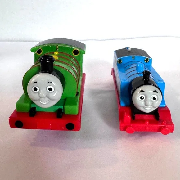 Thomas TrackMaster Motorized Train Engine & Percy Pullback Mattel Toy Preschool