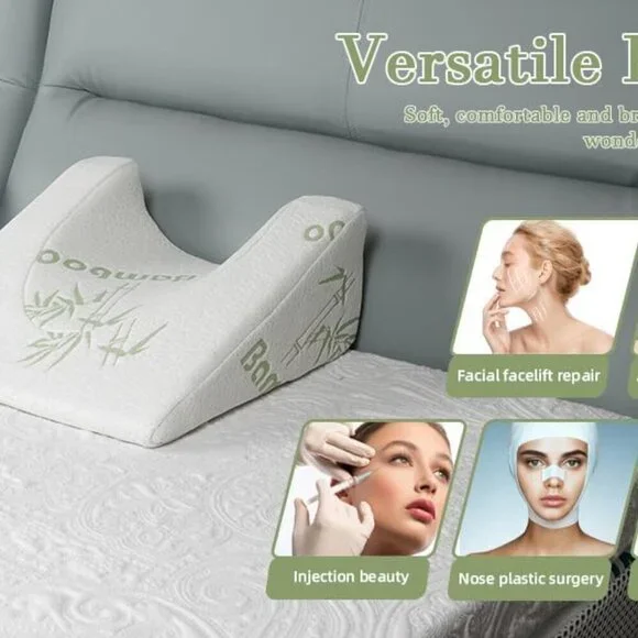 Back Sleeper Wedge Pillow for Facelift & Rhinoplasty Recovery