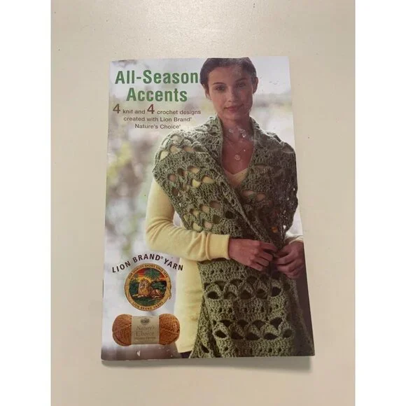 All Season Accents Knitting and Crochet Craft Booklet LS7