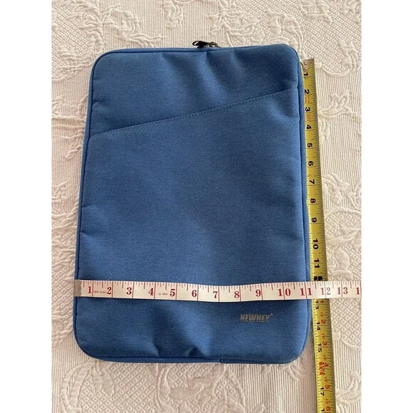 Newhey Tech Computer Laptop Bag Zip Close Front Zip Pocket Blue 16” Multiuse