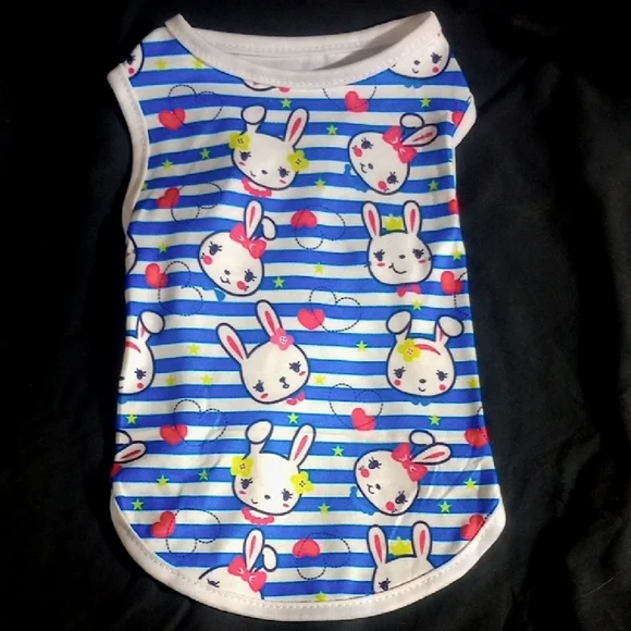 *Like New* Bunny Print Pet T-shirt